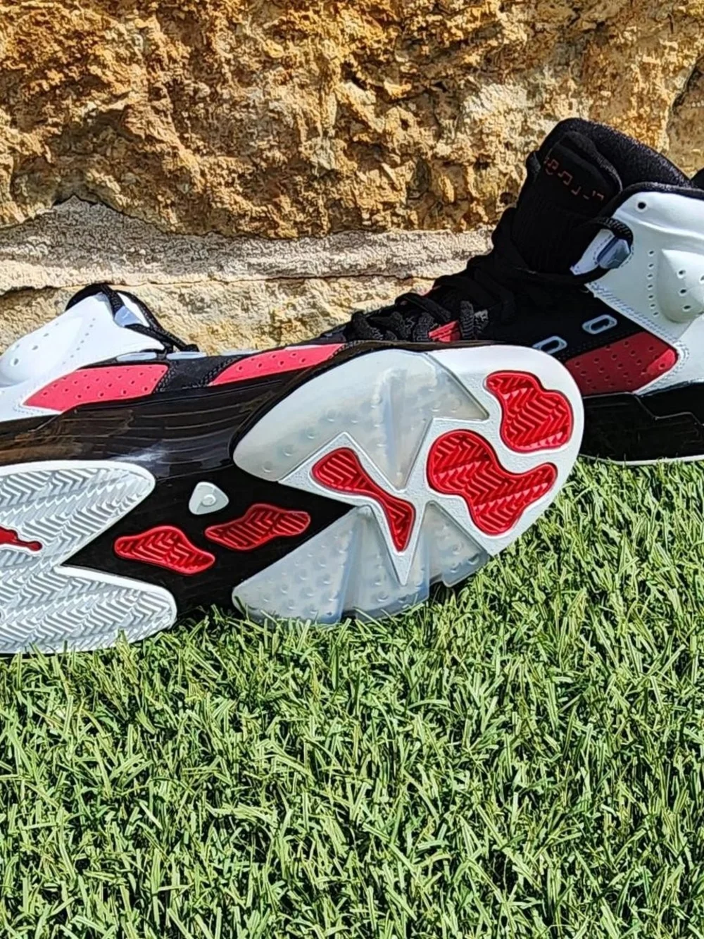 Air Jordan 6-17-23 Black/Red/White Basketball Shoes